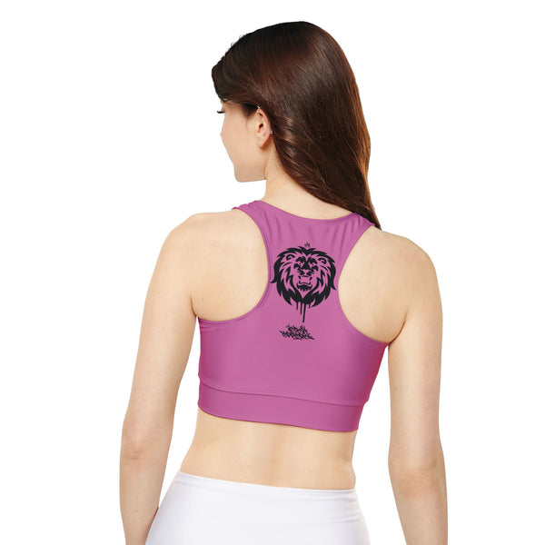 "Los Angeles Y.A.H." Fully Lined, Padded Sports Bra