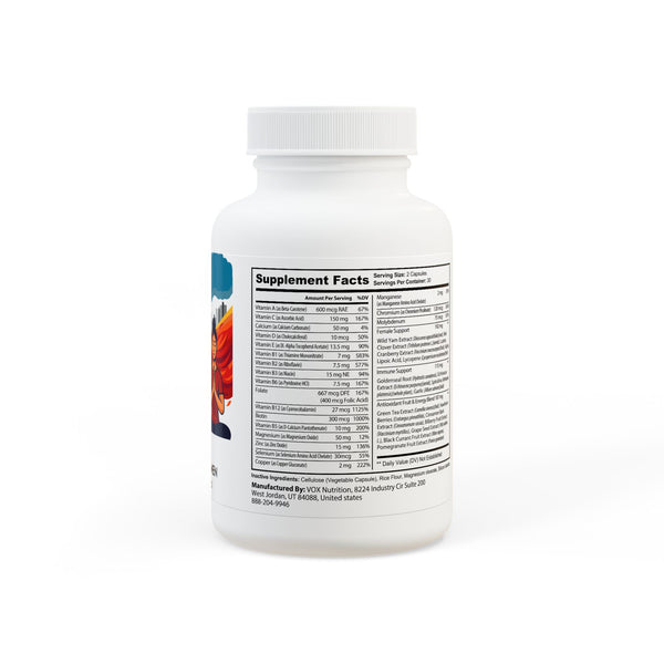 Y.A.H. Wellness Multivitamin for Women Supplement (60 Capsules)