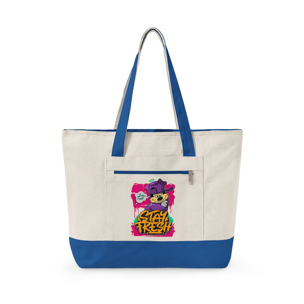 'Stay Fresh' — Canvas Tote Bag