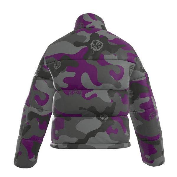 Purp Camo Men's Puffer Jacket