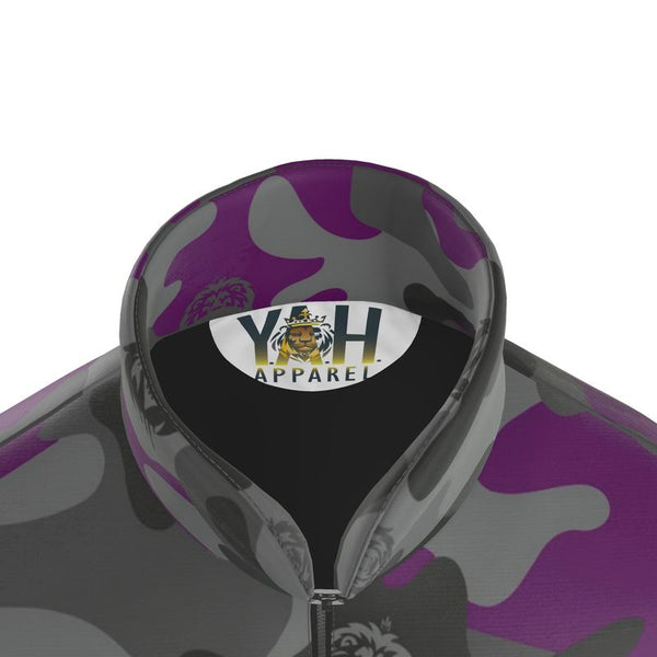 Purp Camo Men's Puffer Jacket