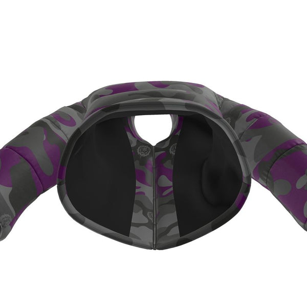 Purp Camo Men's Puffer Jacket
