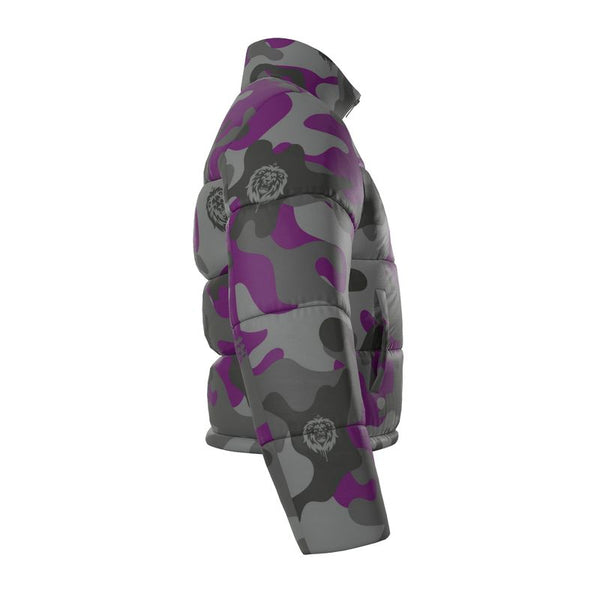 Purp Camo Men's Puffer Jacket
