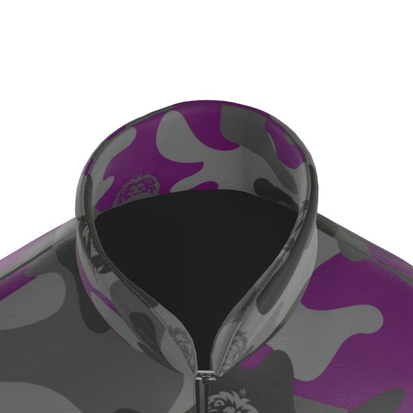 Purp Camo Men's Puffer Jacket