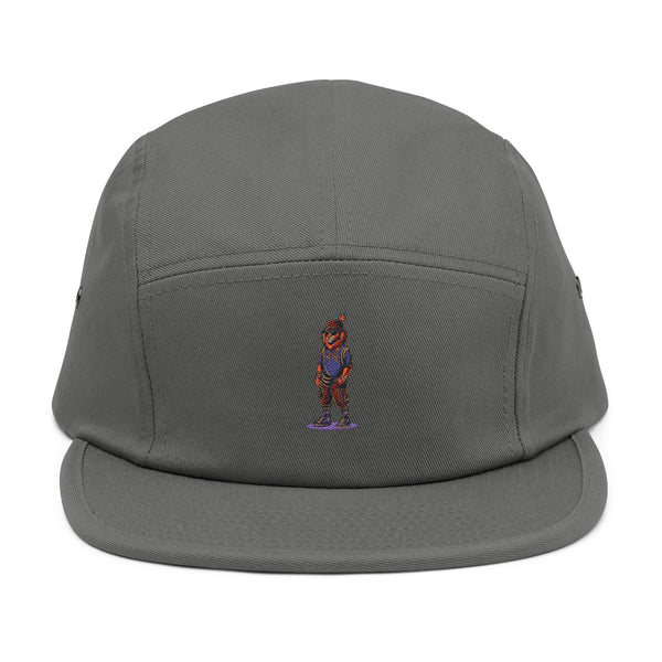 "Mane Street" 5 Panel Cap, Trendy Hat for Urban Fashion, Perfect Gift for Friends, Ideal for Casual Outings, Unisex Cap