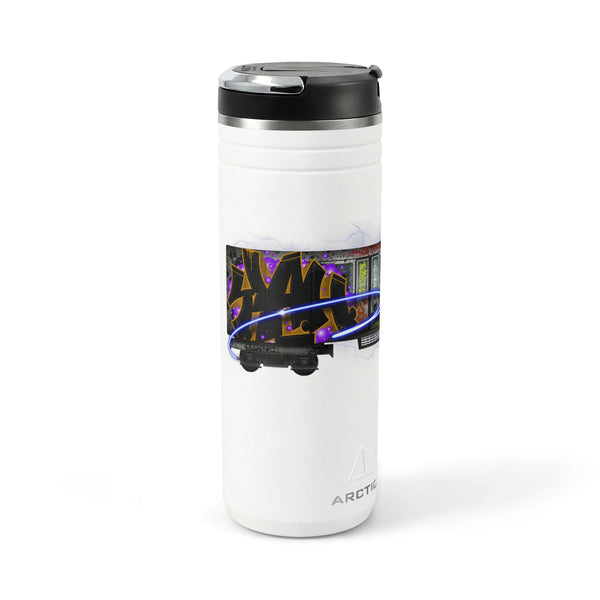 "Bombed Train" Titan Thermal Straw Tumbler, 24oz