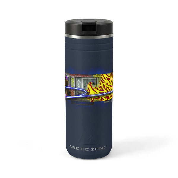 "Bombed Train" Titan Thermal Straw Tumbler, 24oz