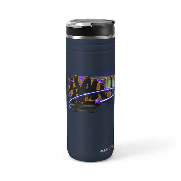 "Bombed Train" Titan Thermal Straw Tumbler, 24oz