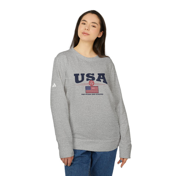 Y.A.H. Athletics X U.S.A. X adidas Unisex Fleece Crewneck Sweatshirt