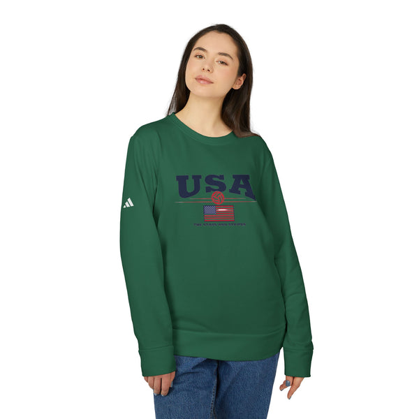 Y.A.H. Athletics X U.S.A. X adidas Unisex Fleece Crewneck Sweatshirt