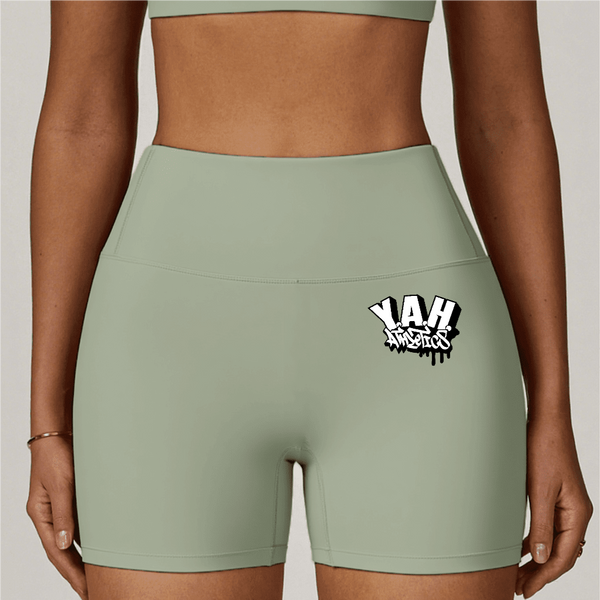 Y.A.H. Athletics CloudFeel High-Waisted Compression  Shorts