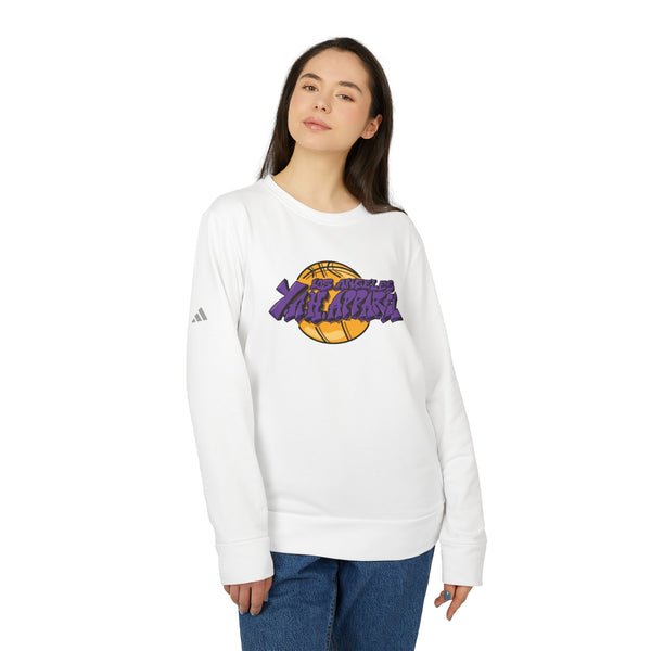 "Los Angeles Y.A.H." adidas® Unisex Fleece Crewneck Sweatshirt