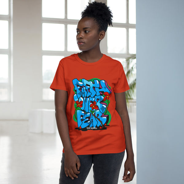 "Faith Over Fear" Women’s Maple Tee