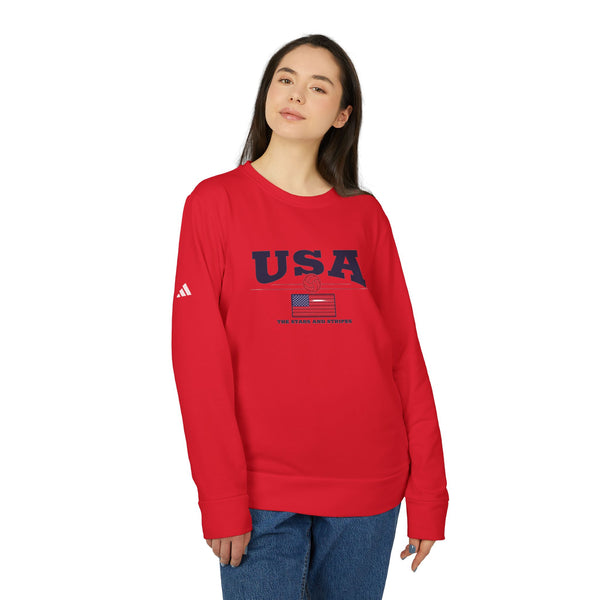 Y.A.H. Athletics X U.S.A. X adidas Unisex Fleece Crewneck Sweatshirt