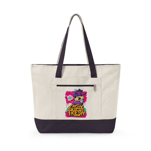 'Stay Fresh' — Canvas Tote Bag