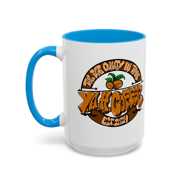 Y.A.H. Coffee Colorful Mugs (11oz, 15oz)