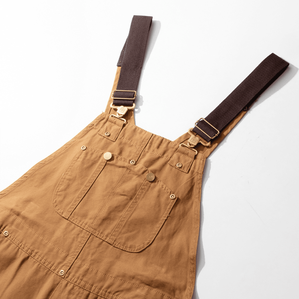 Y.A.H. Unisex Loose-Fit Utility Bib Overall Jumpsuit