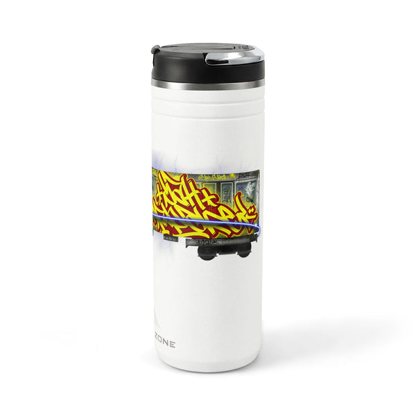 "Bombed Train" Titan Thermal Straw Tumbler, 24oz