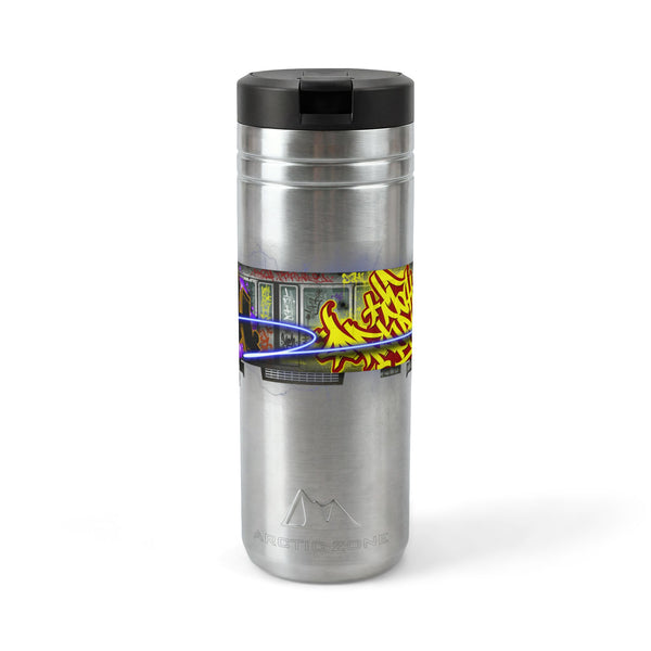 "Bombed Train" Titan Thermal Straw Tumbler, 24oz