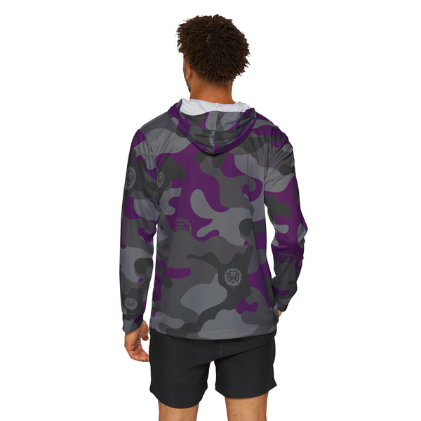 L.A. Y.A.H. Purple Camo Men's Sports Warmup Hoodie