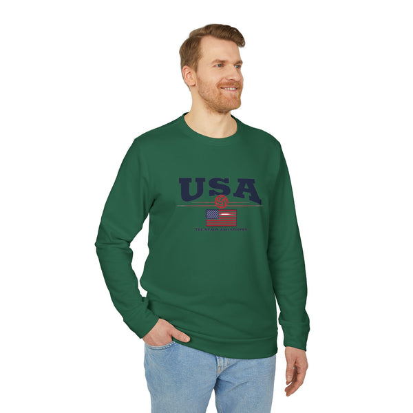 Y.A.H. Athletics X U.S.A. X adidas Unisex Fleece Crewneck Sweatshirt