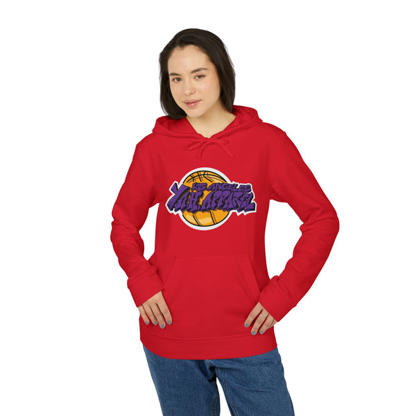 "Los Angeles Y.A.H." adidas® Unisex Fleece Hoodie