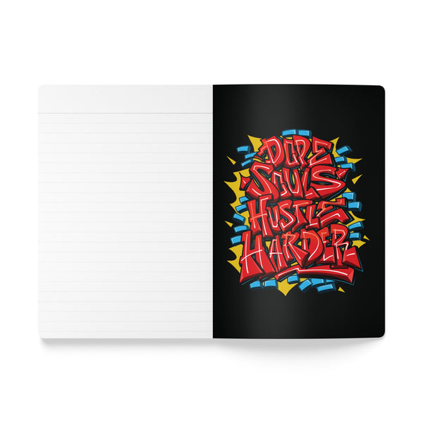 "Work Hard Dream Big" Softcover Journal (With Inside Graffiti Prints)