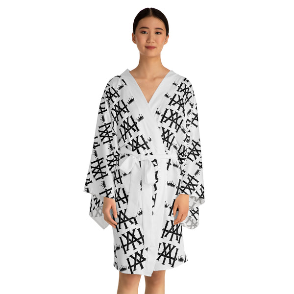 Monogram Long Sleeve Kimono Robe