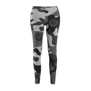 Snow Camo Women's Mid-rise Casual Leggings