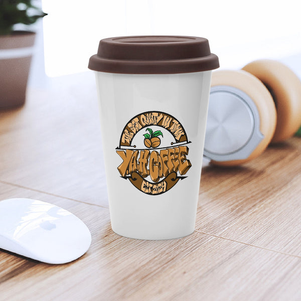 Y.A.H. Coffee 11oz Classic Ceramic Coffee Cup