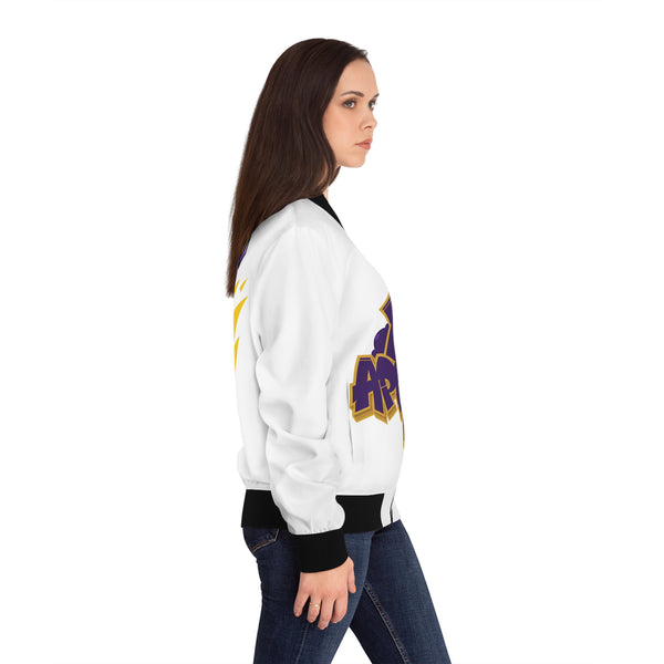 Queen Of Kicks" Women's Bomber Jacket