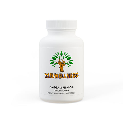 Y.A.H. Omega 3 Fish Oil Supplement (60 Softgels)