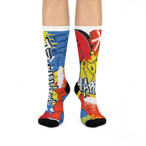 Y.A.H. "Bombed" Cushioned Crew Socks