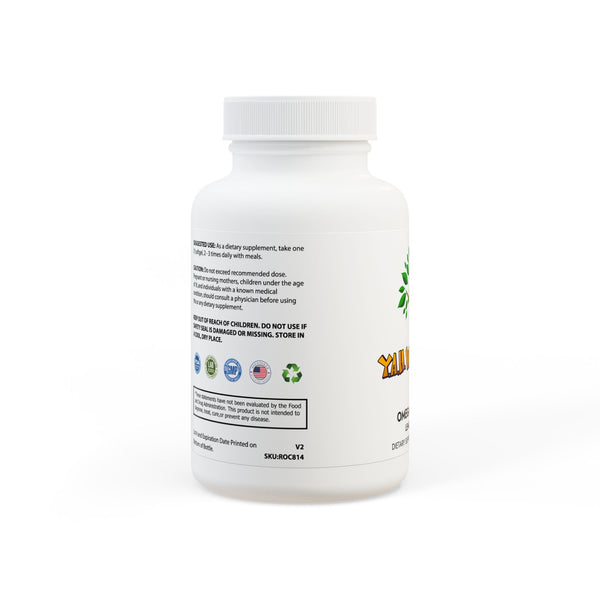 Y.A.H. Omega 3 Fish Oil Supplement (60 Softgels)