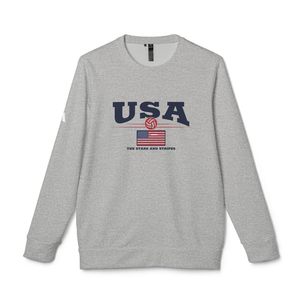 Y.A.H. Athletics X U.S.A. X adidas Unisex Fleece Crewneck Sweatshirt