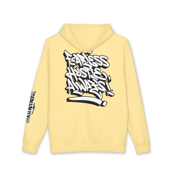 "Fearless Hustle Always" Unisex Heavyweight Hooded Sweatshirt