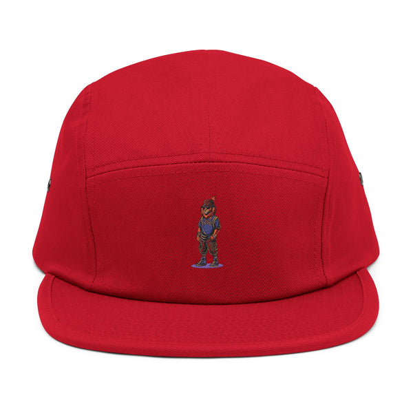 "Mane Street" 5 Panel Cap, Trendy Hat for Urban Fashion, Perfect Gift for Friends, Ideal for Casual Outings, Unisex Cap