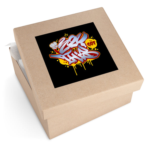 "You Got This" Laminate Square Stickers