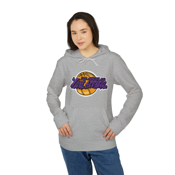 "Los Angeles Y.A.H." adidas® Unisex Fleece Hoodie