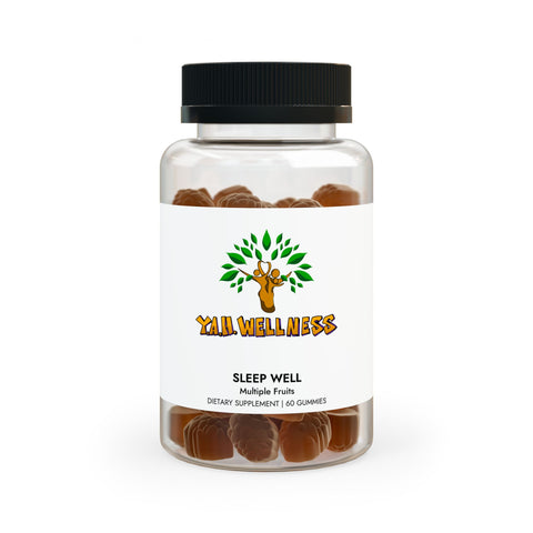 Sleep Well Gummies By Y.AH. Wellness (60 Gummies)