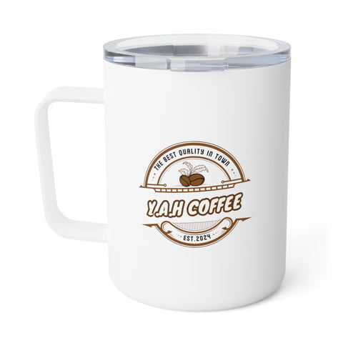 Y.A.H. Insulated Coffee Mug, 10oz
