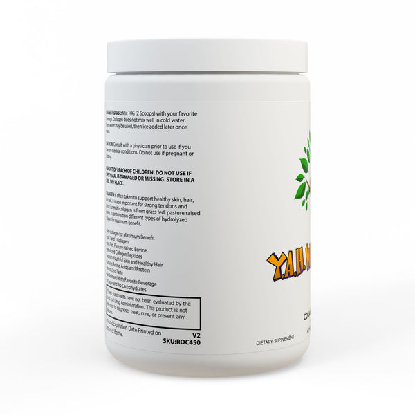 Y.A.H. Collagen Peptides Type I & III Supplement (350g, 12.3oz)