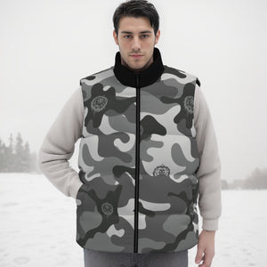 Snow Camo Unisex Down Vest