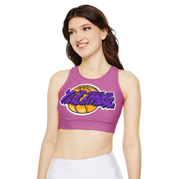 "Los Angeles Y.A.H." Fully Lined, Padded Sports Bra