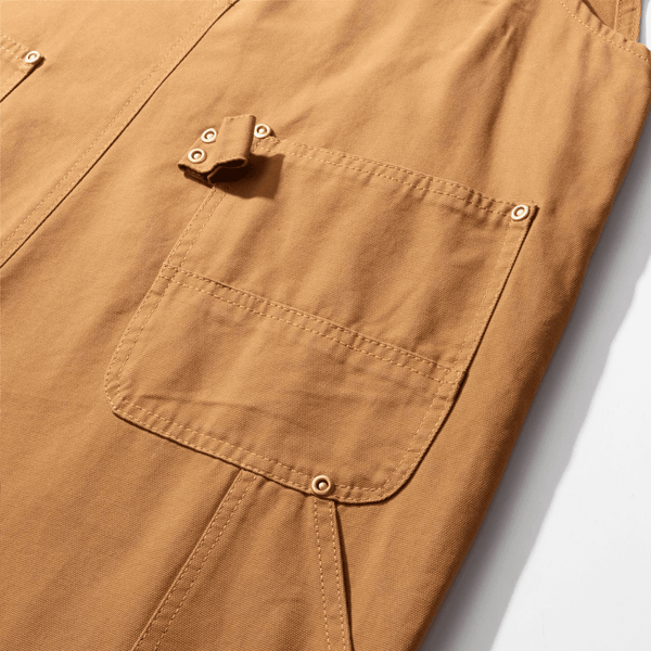 Y.A.H. Unisex Loose-Fit Utility Bib Overall Jumpsuit