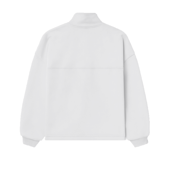 "Work Hard Stay Humble" Unisex Stand-Up Collar Half-Zip Panelled Sweatshirt
