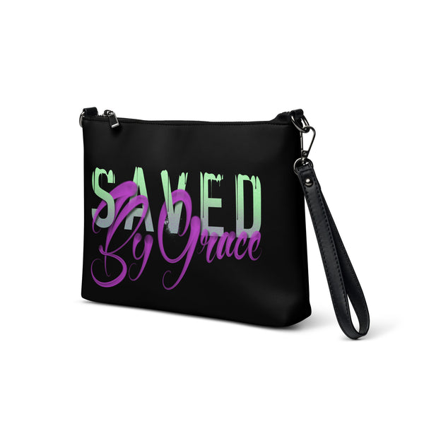"Saved By Grace" Crossbody bag
