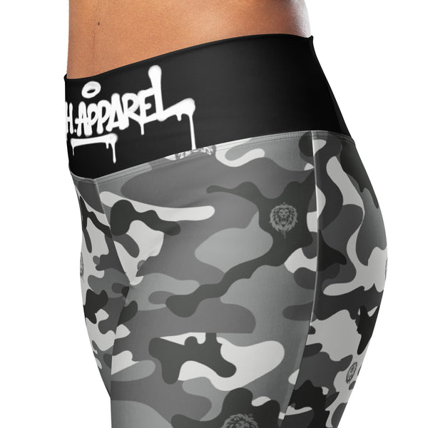 Snow Camo Flare Leggings