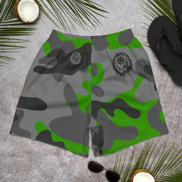 Green Camo Men's Recycled Athletic Shorts