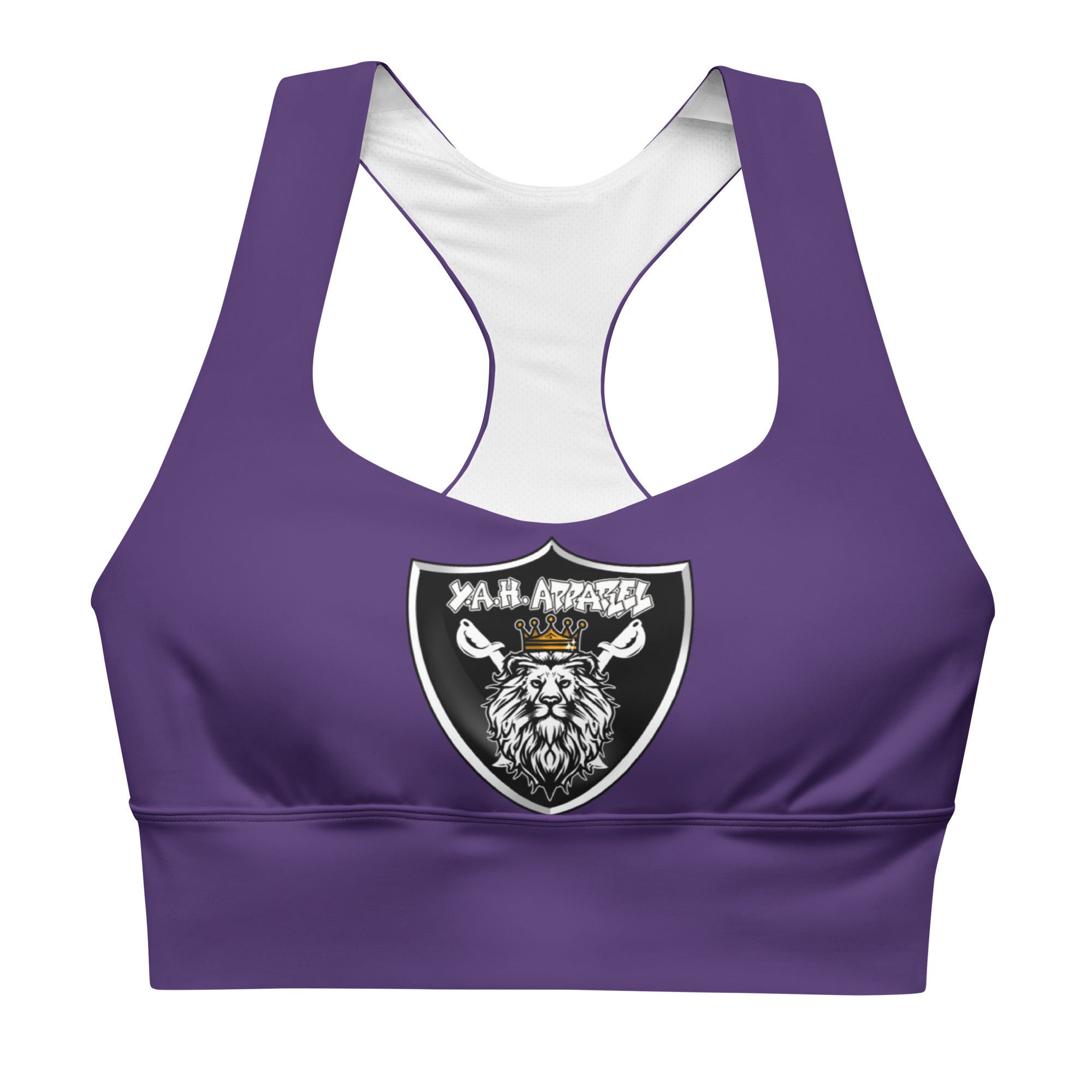 "House of The Lion Team" Recycled Longline Sports Bra